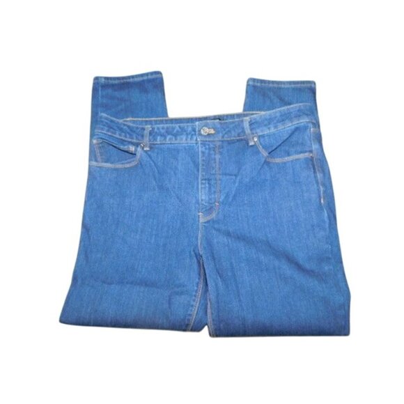 WHBM White House Black Market Size 14 STRETCH Skimmer Denim Jeans - Picture 1 of 3